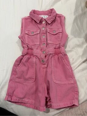 Zara Kids Toddler Girl Pink Romper